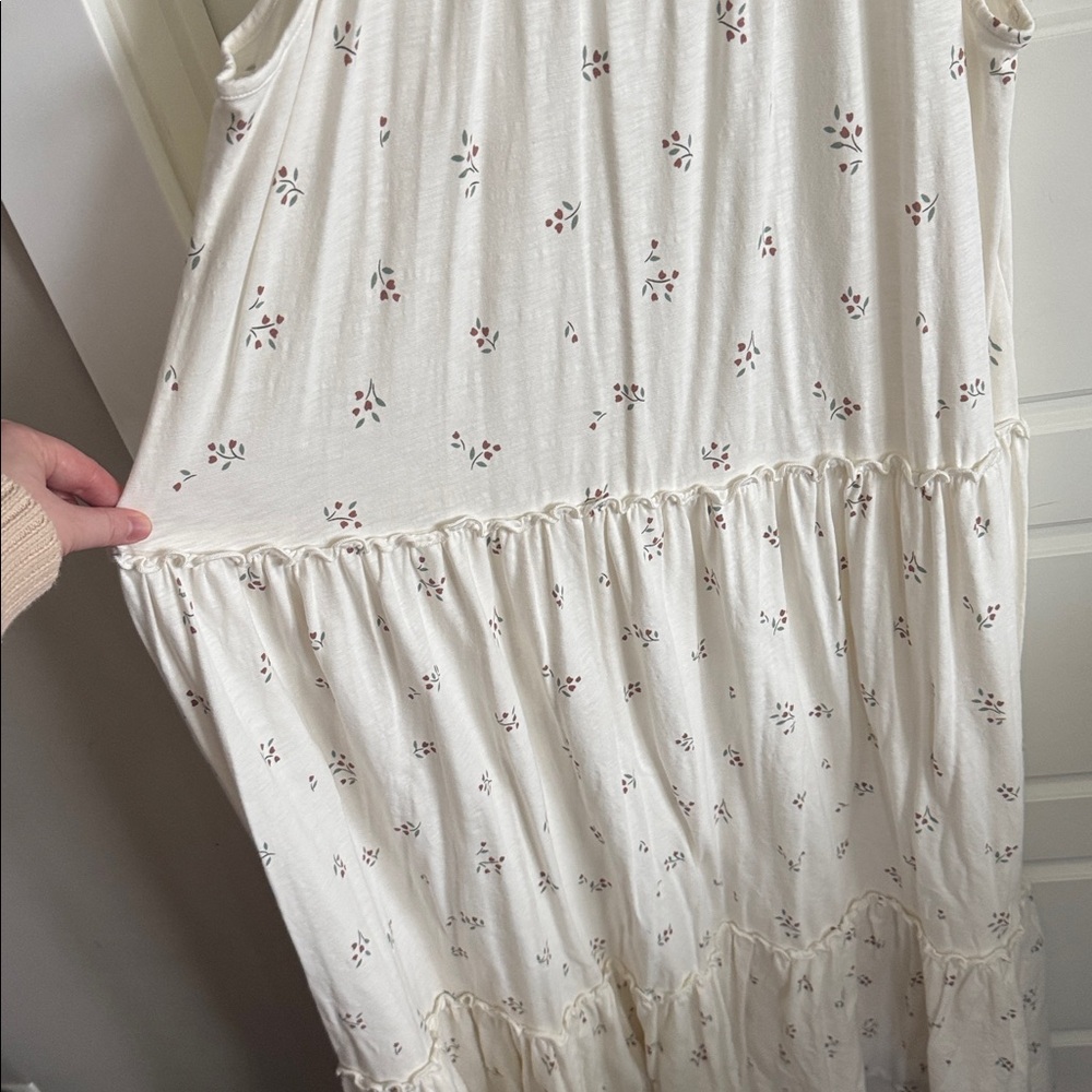 Easy Peasy Cream Floral Maxi Dress - Picture 7 of 8
